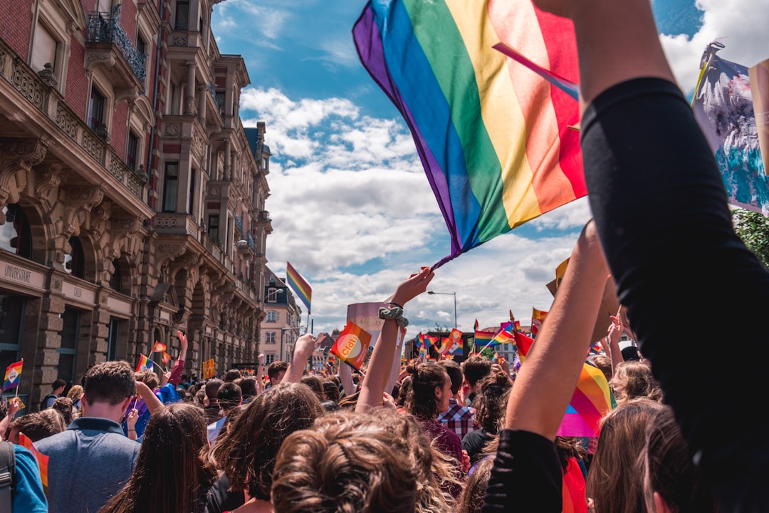 Photo Rainbow flag